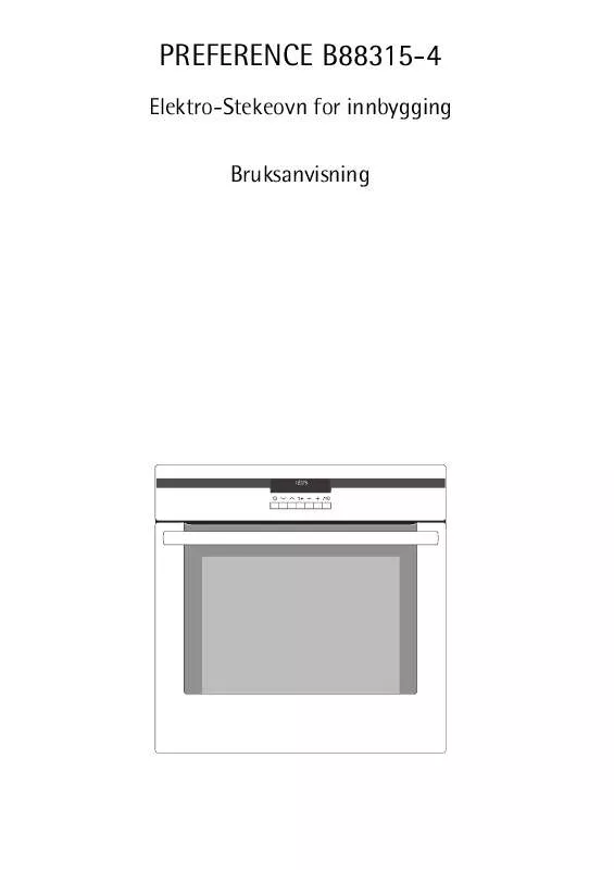 Mode d'emploi AEG-ELECTROLUX B88315-4-M NORDIC R0