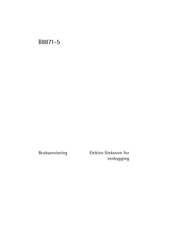 Mode d'emploi AEG-ELECTROLUX B8871-5-A EU2 R08