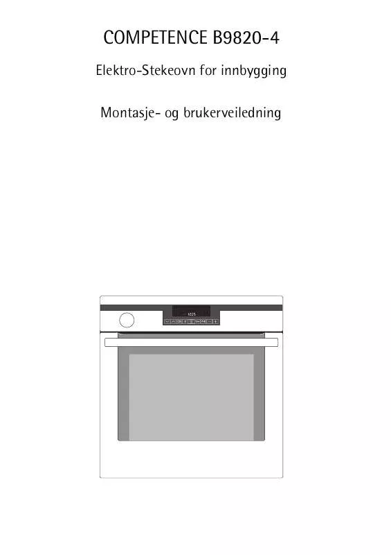 Mode d'emploi AEG-ELECTROLUX B9820-4-A