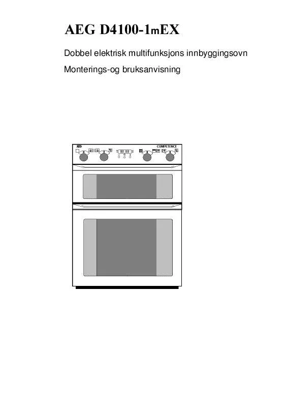 Mode d'emploi AEG-ELECTROLUX CD4100-1MEX