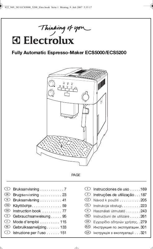 Mode d'emploi AEG-ELECTROLUX CS5200