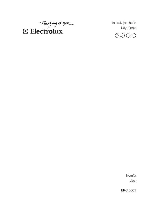Mode d'emploi AEG-ELECTROLUX EKC6001