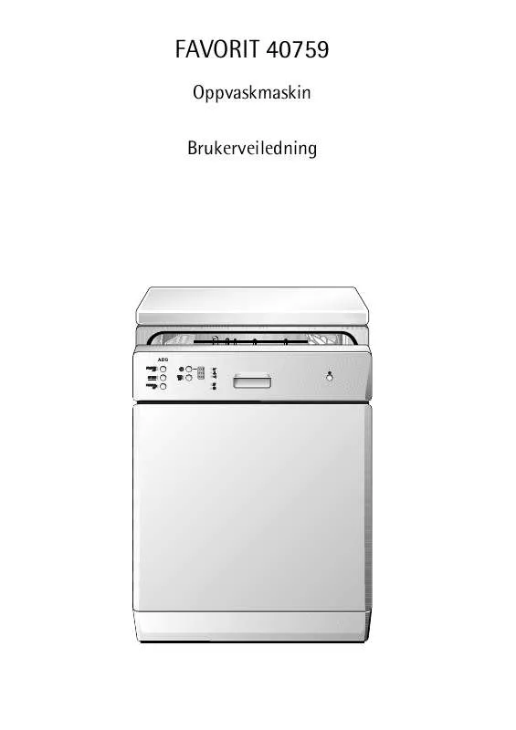 Mode d'emploi AEG-ELECTROLUX F40759U-W