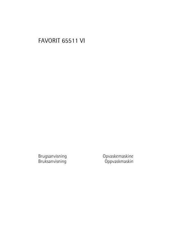 Mode d'emploi AEG-ELECTROLUX F65511VI