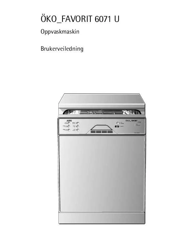 Mode d'emploi AEG-ELECTROLUX FAV6071UW