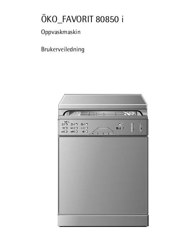 Mode d'emploi AEG-ELECTROLUX FAV80850I-B