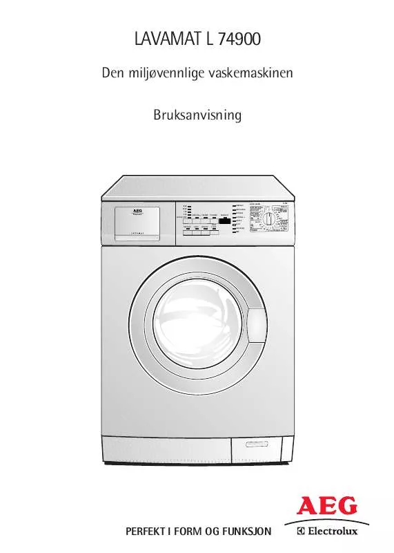 Mode d'emploi AEG-ELECTROLUX L74900