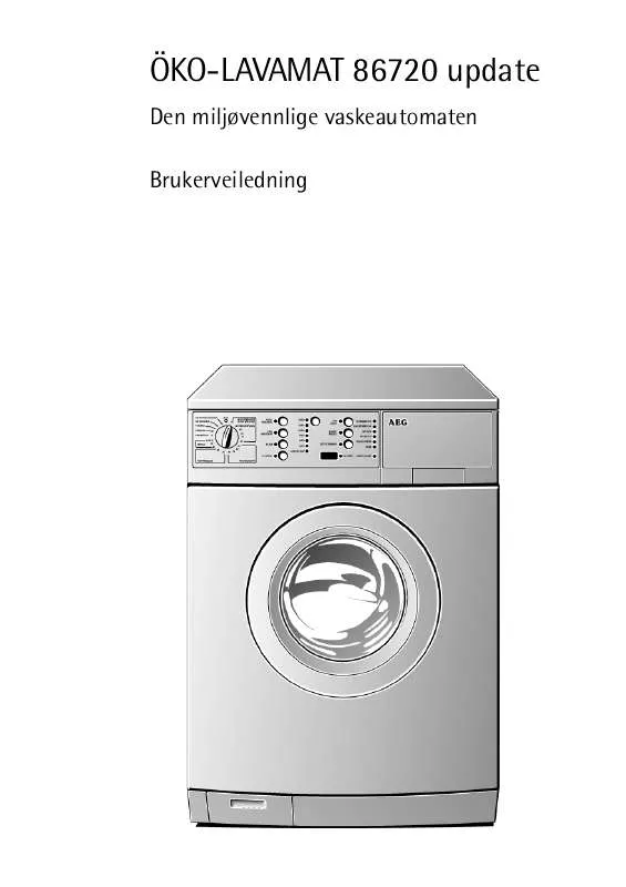 Mode d'emploi AEG-ELECTROLUX LAV 86720-W