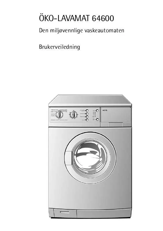 Mode d'emploi AEG-ELECTROLUX LAV1400-W