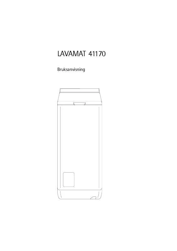 Mode d'emploi AEG-ELECTROLUX LAV41170
