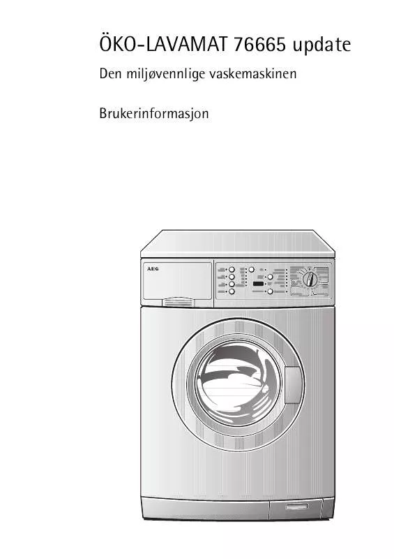 Mode d'emploi AEG-ELECTROLUX LAV76660