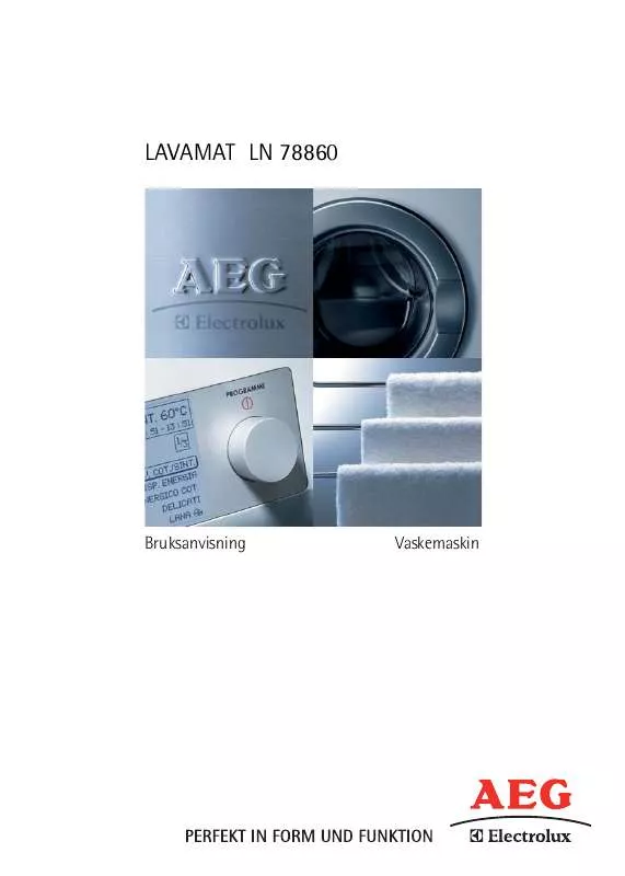 Mode d'emploi AEG-ELECTROLUX LN78860