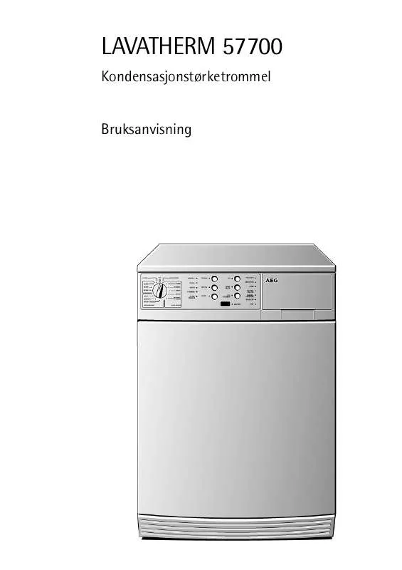 Mode d'emploi AEG-ELECTROLUX LTH57700