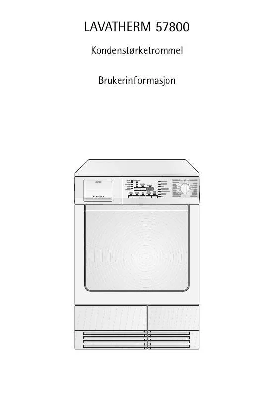 Mode d'emploi AEG-ELECTROLUX LTH57800