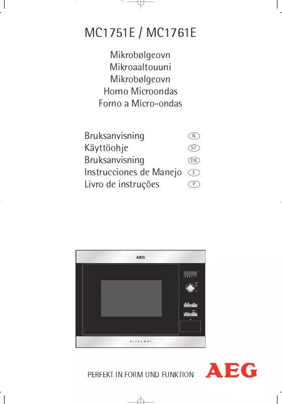 Mode d'emploi AEG-ELECTROLUX MC1761E-A