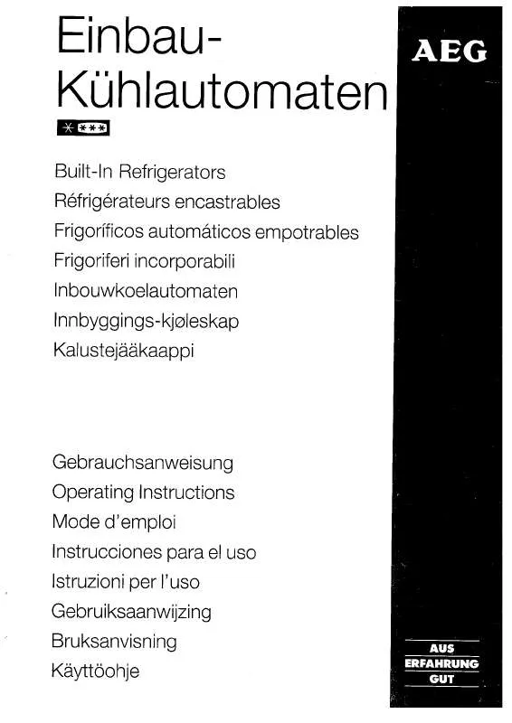 Mode d'emploi AEG-ELECTROLUX S1649-5E