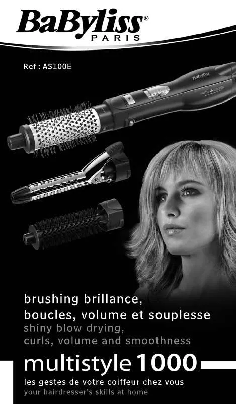 Mode d'emploi BABYLISS AS100E