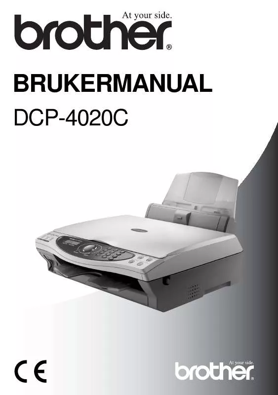 Mode d'emploi BROTHER DCP-4020C