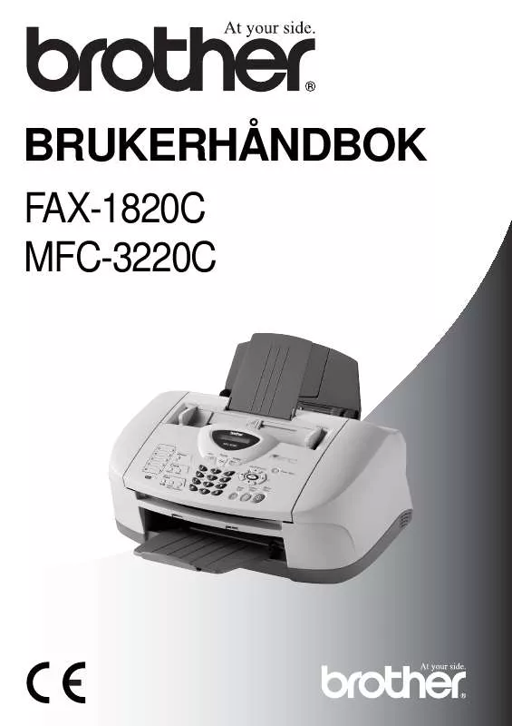 Mode d'emploi BROTHER FAX-1820C