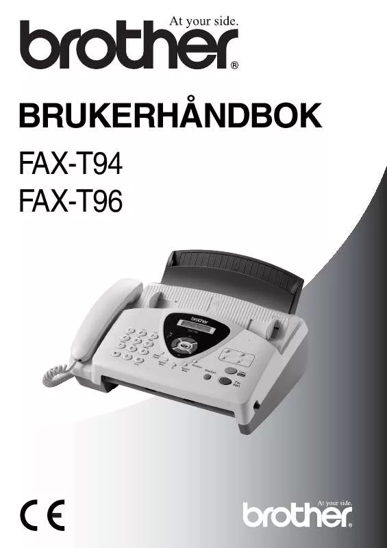 Mode d'emploi BROTHER FAX-T96