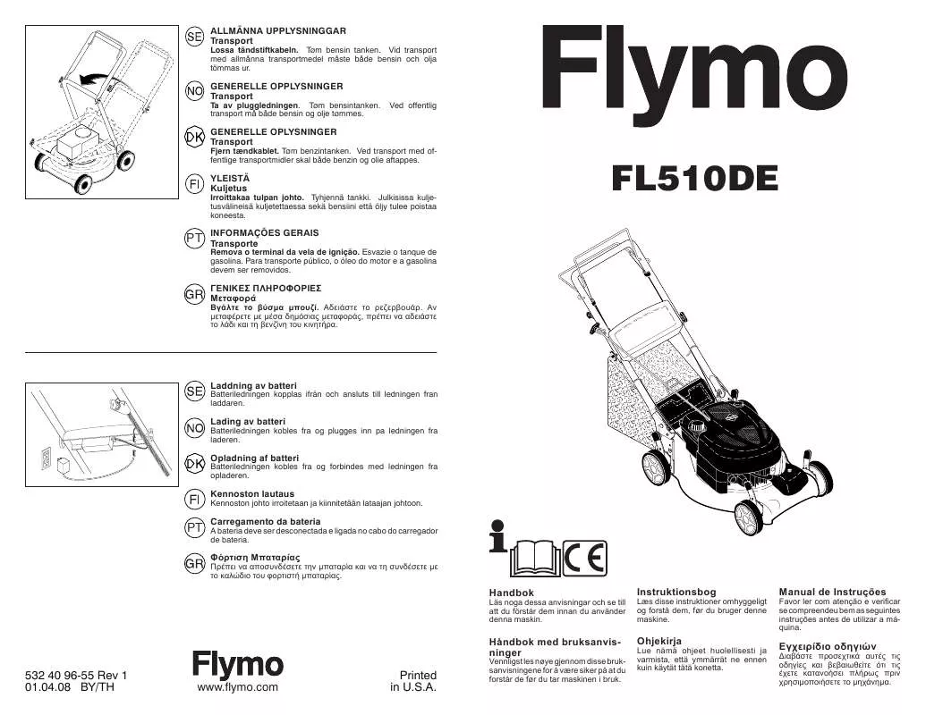 Mode d'emploi FLYMO FL510DE