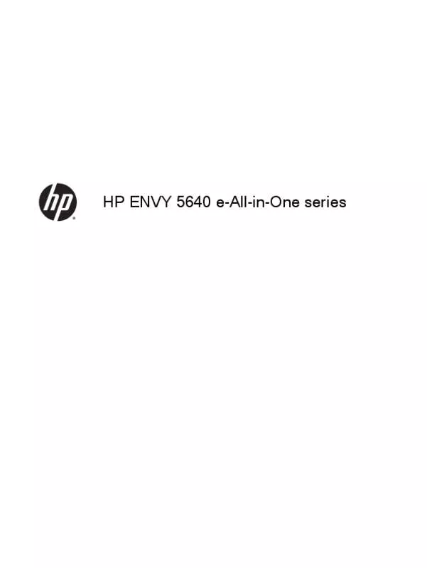 Mode d'emploi HP ENVY 5642 ALL-IN-ONE (B9S64A)