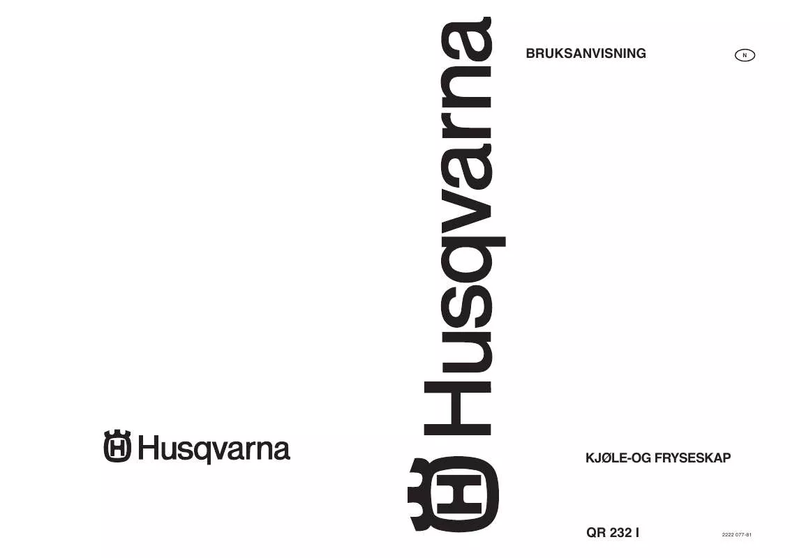 Mode d'emploi HUSQVARNA QR232I