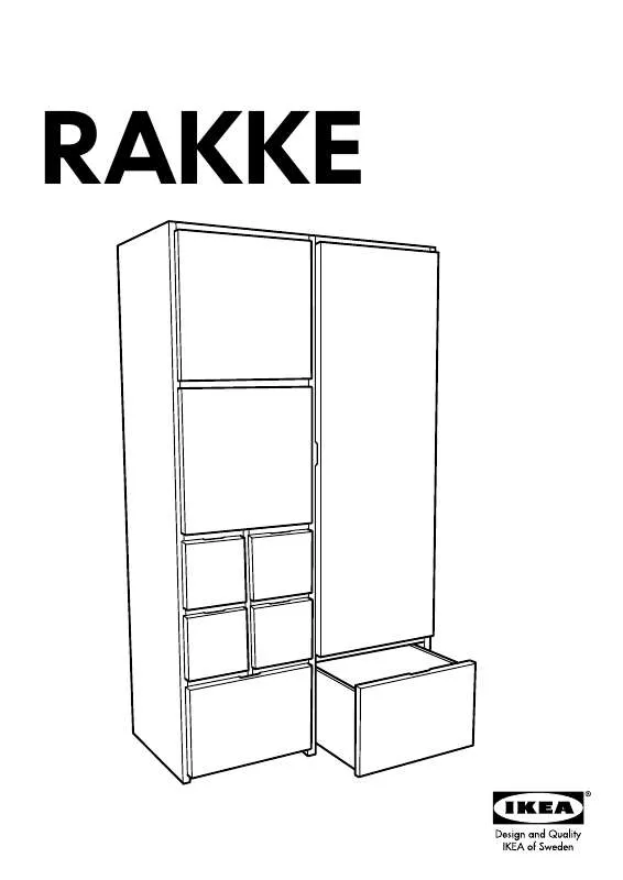 Mode d'emploi IKEA RAKKE