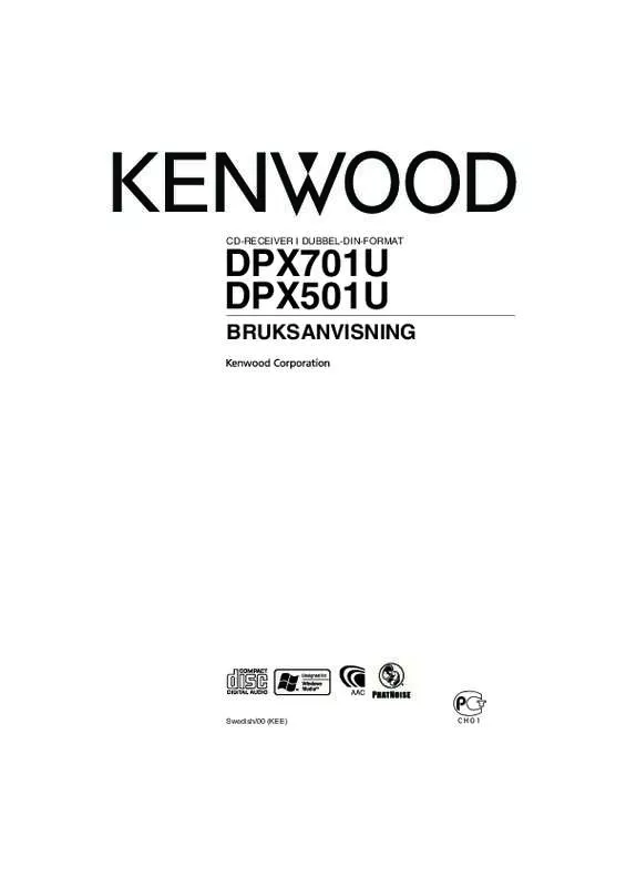 Mode d'emploi KENWOOD DPX501U