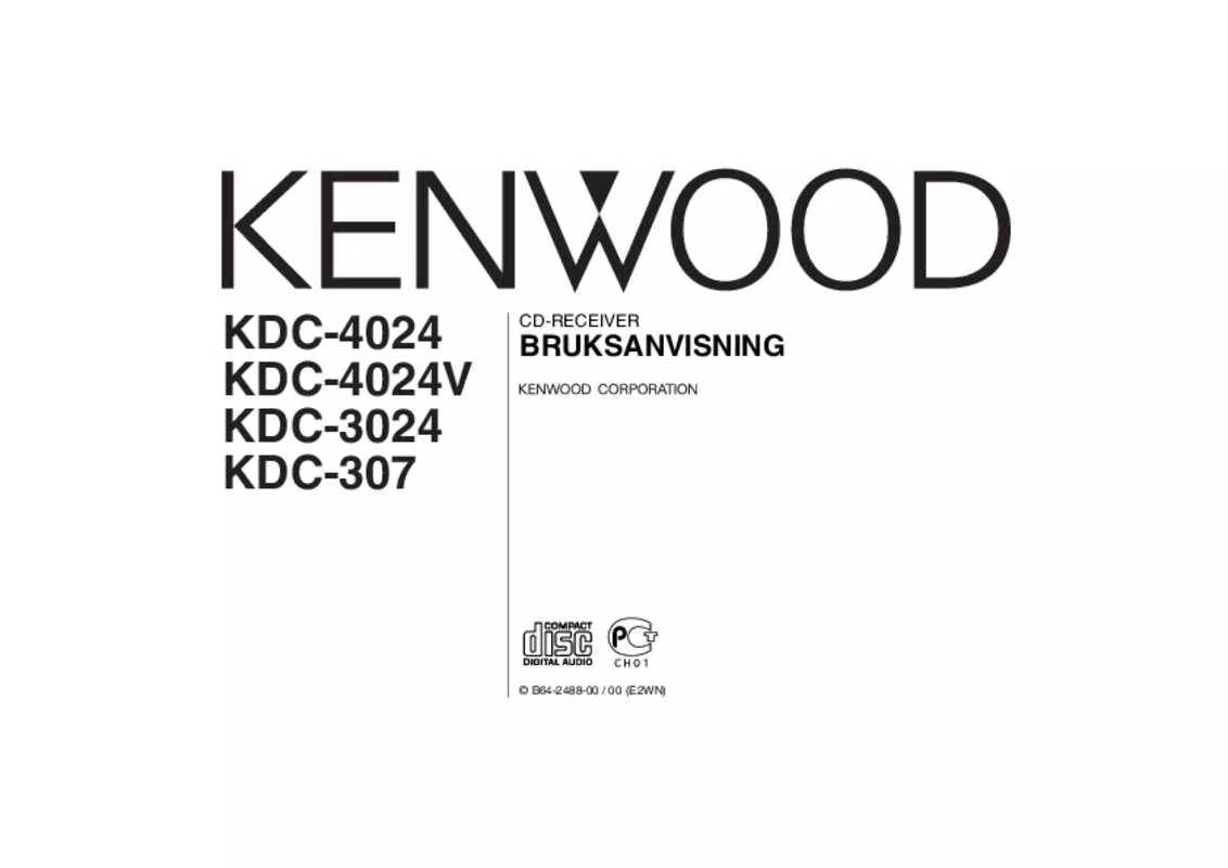Mode d'emploi KENWOOD KDC-3024