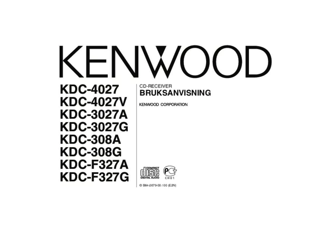 Mode d'emploi KENWOOD KDC-4027V