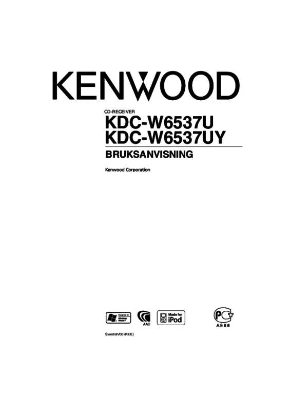 Mode d'emploi KENWOOD KDC-W6537UY
