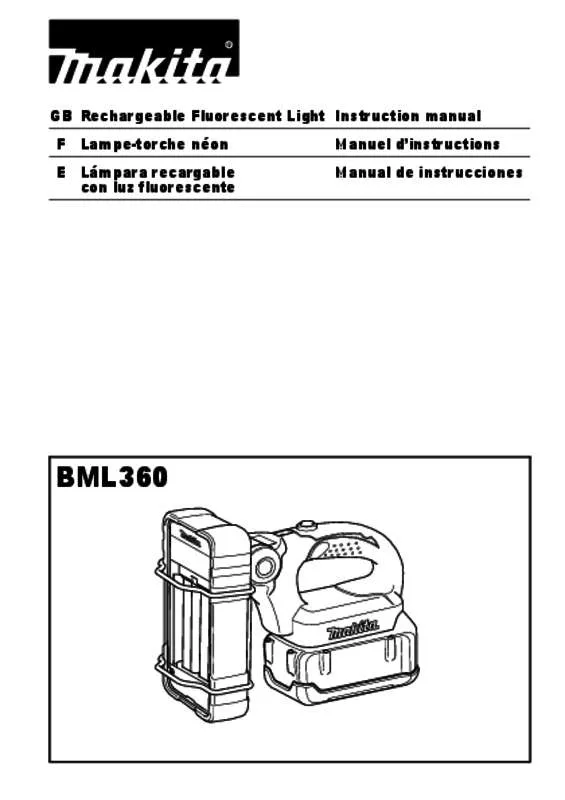 Mode d'emploi MAKITA BML360