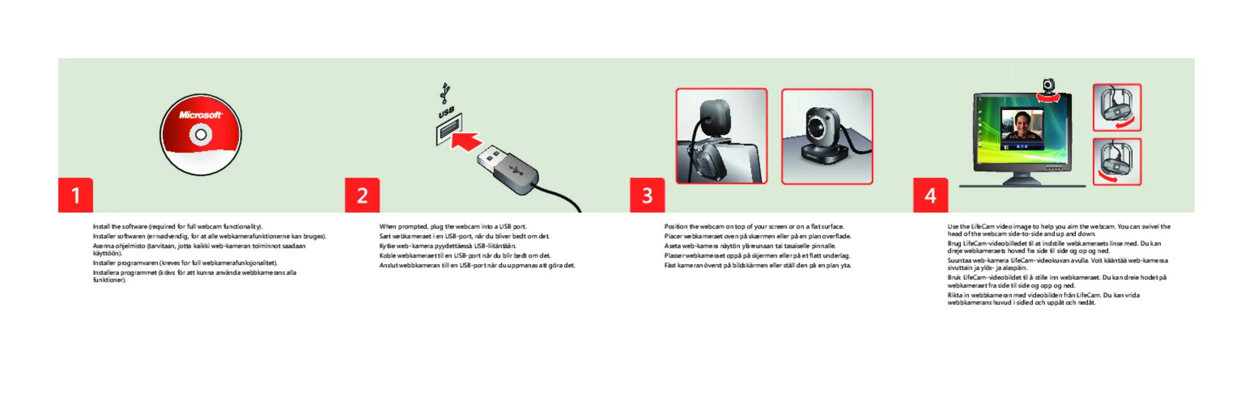 Mode d'emploi MICROSOFT LIFECAM VX-2000