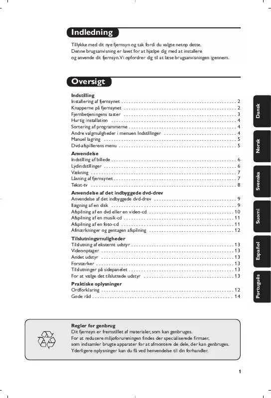 Mode d'emploi PHILIPS 15PT6807