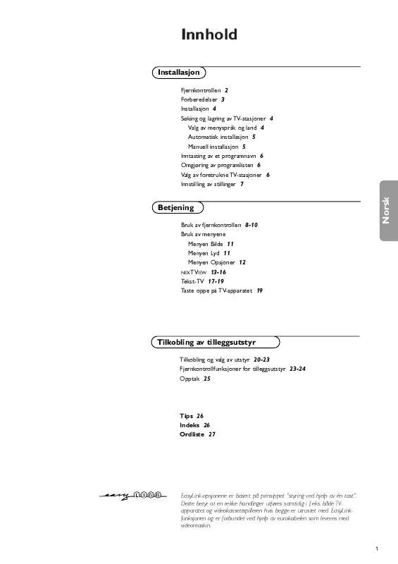 Mode d'emploi PHILIPS 24PW8504