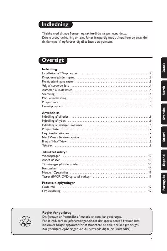 Mode d'emploi PHILIPS 29PT9007