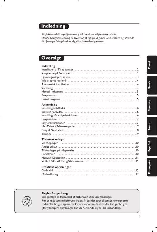 Mode d'emploi PHILIPS 29PT9008