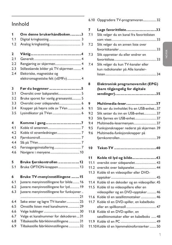 Mode d'emploi PHILIPS 32PFL7572D