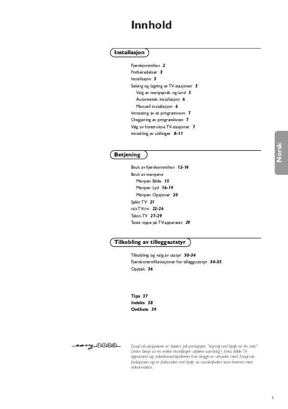 Mode d'emploi PHILIPS 32PW9616