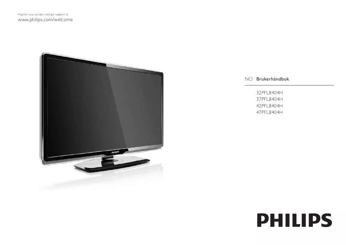 Mode d'emploi PHILIPS 37PFL8404H