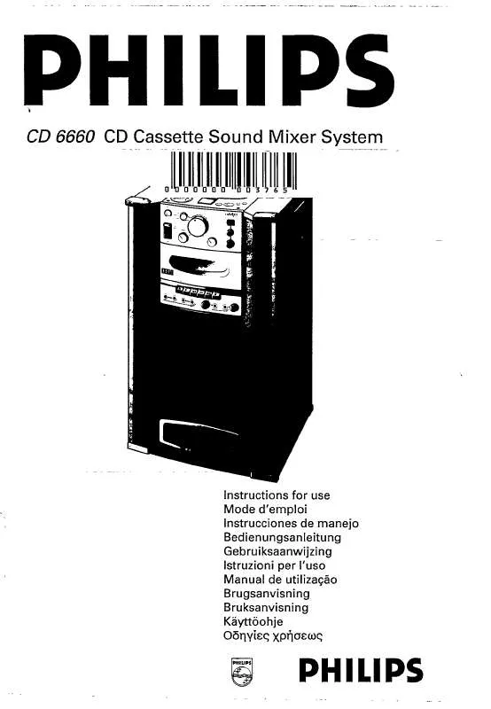 Mode d'emploi PHILIPS CD6660