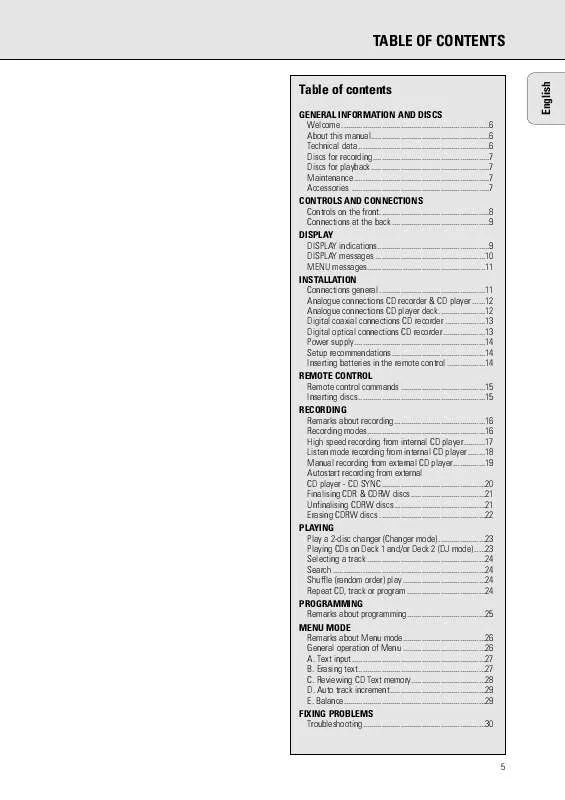 Mode d'emploi PHILIPS CDR779