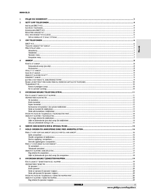 Mode d'emploi PHILIPS DECT4131S