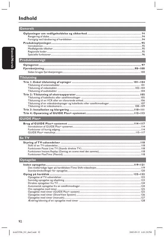 Mode d'emploi PHILIPS DVDR5350H