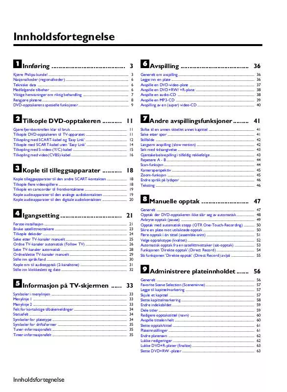 Mode d'emploi PHILIPS DVDR70/021