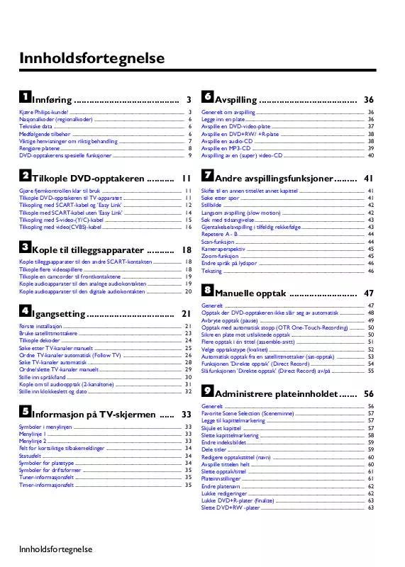 Mode d'emploi PHILIPS DVDR75/021