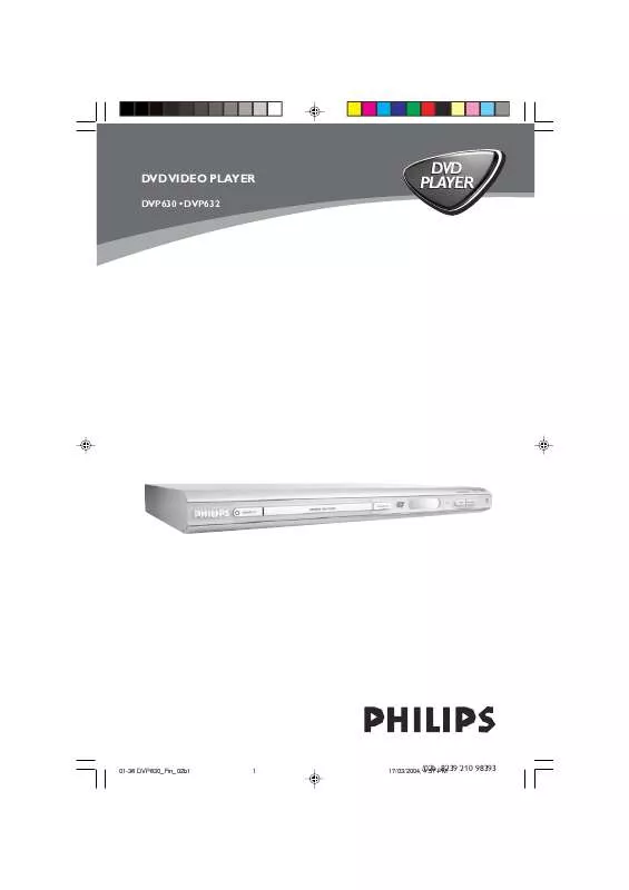 Mode d'emploi PHILIPS DVP630