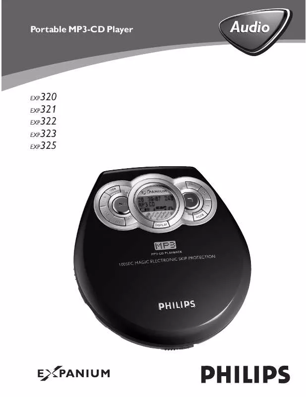 Mode d'emploi PHILIPS EXP320/00C