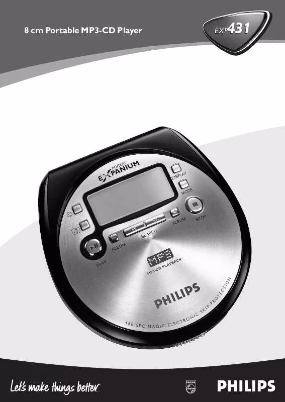 Mode d'emploi PHILIPS EXP431